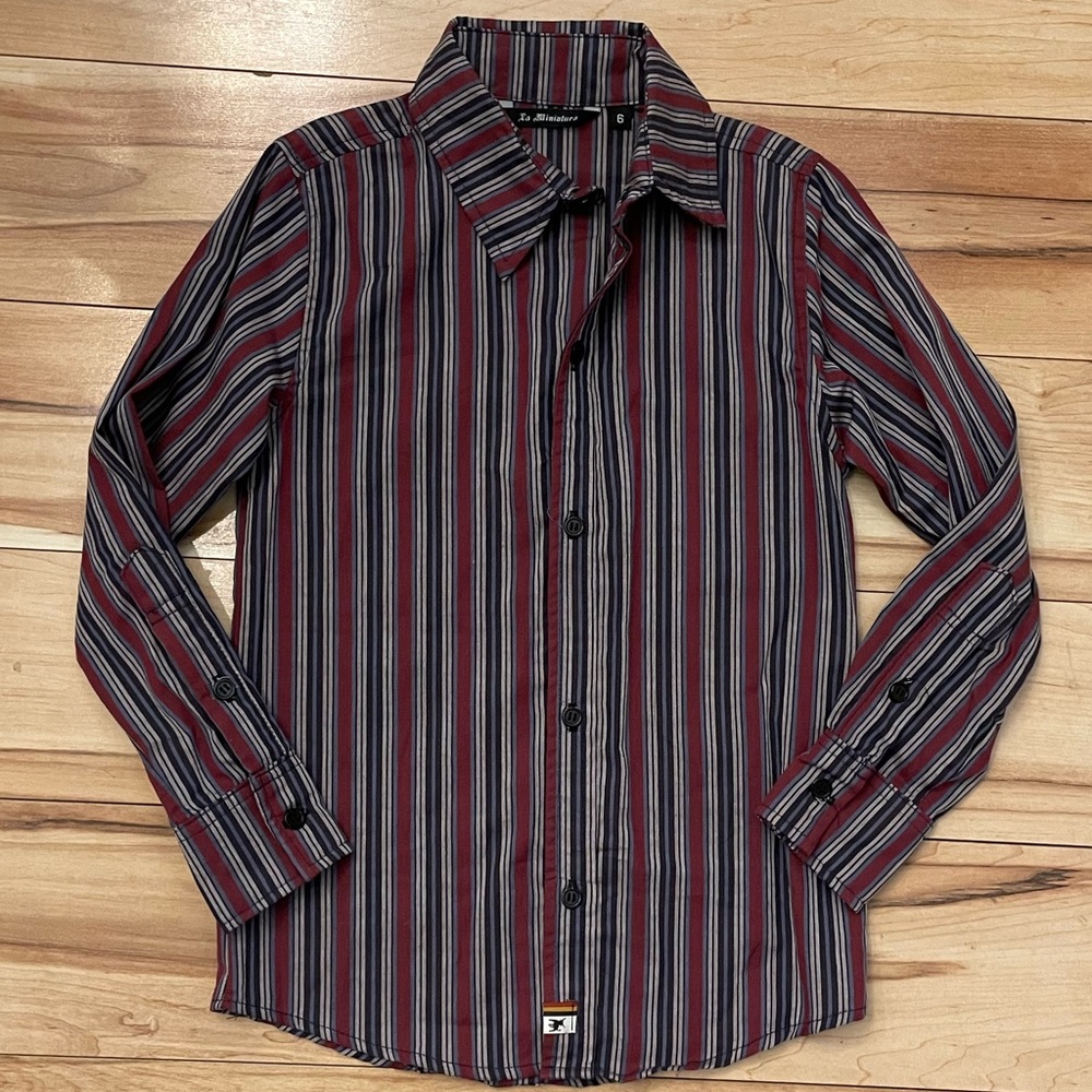 La Miniatura Mod Retro Stripe Shirt